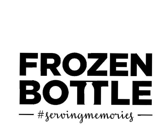 Frozen Bottle Serving Memories Sticker - Frozen Bottle Serving Memories Awesome Frozen Bottle Stickers