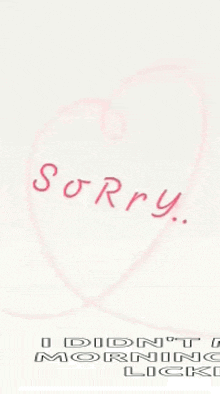 Sorry Heart GIF