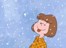Mmmm Snow GIF - Mmmm Snow Charliebrownchristmas GIFs
