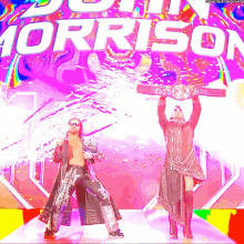 john morrison the miz smack down tag team champions entrance wwe