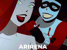 Arirena Harley Quinn GIF - Arirena Harley Quinn Poison Ivy GIFs