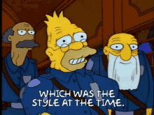 Which Was The Style At The Time The Simpsons GIF - Which Was The Style At The Time The Simpsons Abe Simpson GIFs