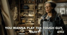 Tough Guy Wanna Play GIF - Tough Guy Wanna Play Grace And Frankie GIFs