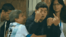 Maradona Dito GIF - Maradona Dito Medio GIFs