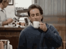Sip Coffee Super Intendent Coffee GIF