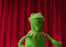 Aaahhhh GIF - Kermit Frog Panic GIFs
