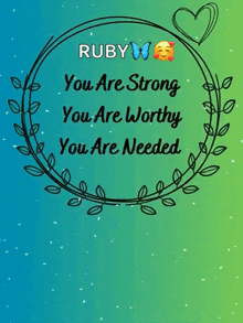 You Are Strong You Are Worthy GIF - You Are Strong You Are Worthy You Are Needed GIFs