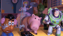 Toy Story Hamm GIF - Toy Story Hamm Changing Channel GIFs