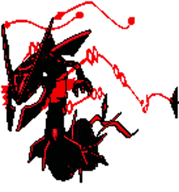 Rayquaza Corrupted Sticker - Rayquaza Corrupted - Discover & Share