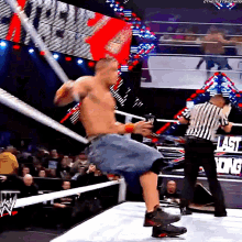 Batista John Cena GIF - Batista John Cena Spinebuster GIFs