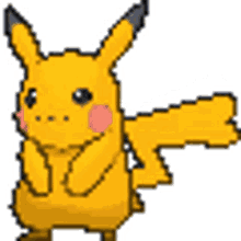 pikachu electric type pokemon cute