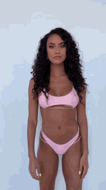 Model Bikini GIF - Model Bikini Curly Hair GIFs