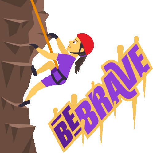 Be Brave Woman Power Sticker - Be Brave Woman Power Joypixels Stickers