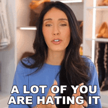 A Lot Of You Are Hating It Shea Whitney GIF - A Lot Of You Are Hating It Shea Whitney You Guys Don'T Like It GIFs