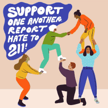 Dial211 Stop Hate GIF
