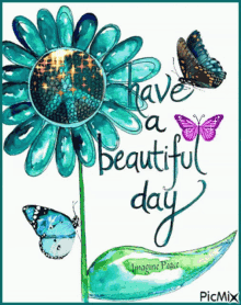 Mine Have A Beautiful Day GIF - Mine Have A Beautiful Day Butterfly GIFs