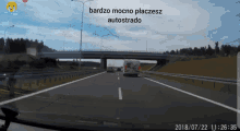 Bardzo Mocno Płaczesz Autostrado GIF