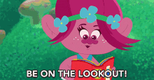 Be On The Lookout Poppy GIF - Be On The Lookout Poppy Trolls The Beat Goes On GIFs