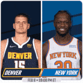 Denver Nuggets Vs. New York Knicks Pre Game GIF