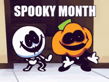 Spooky Spooky Month GIF - Spooky Spooky Month Pumpkins GIFs