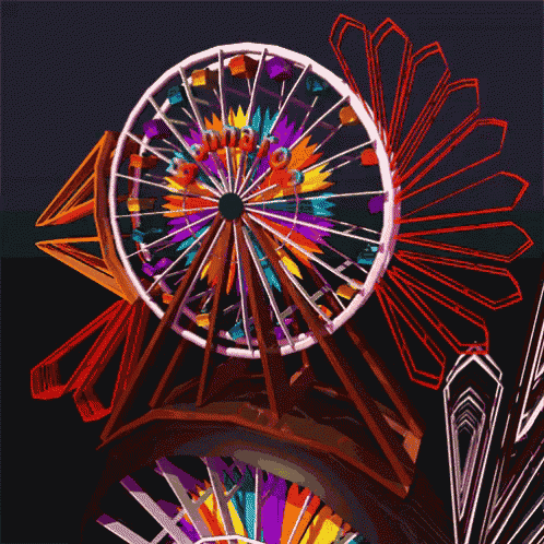 Animated Clipart-ferris wheel animated clipart