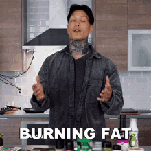 Burning Fat While Building Muscles Chris Heria GIF - Burning Fat While Building Muscles Chris Heria Gaining Muscle While Cutting Fat GIFs