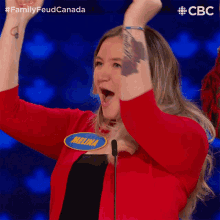 Woohoo Family Feud Canada GIF - Woohoo Family Feud Canada Thrilled GIFs