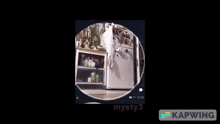 a picture of a refrigerator and a dishwasher taken by mysti3