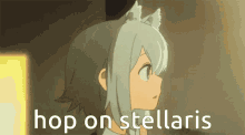 Stellaris Anime GIF - Stellaris Anime Hop On GIFs