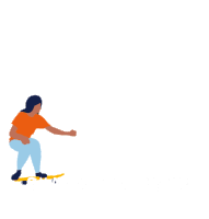 Skaters Vs Hate La Vs Hate Sticker - Skaters Vs Hate La Vs Hate Los Angeles Stickers