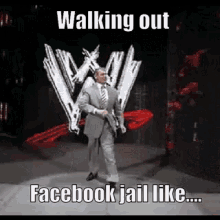 vince walk enjoytheshow facebook jail