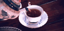 Tea Dark Aestetich GIF - Tea Dark Aestetich Teacup GIFs