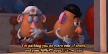 mr potato extra pair angry