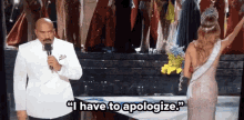 Steve Harvey Apologize GIF - Steve Harvey Apologize Miss Universe GIFs