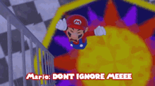 Smg4 Mario GIF - Smg4 Mario Dont Ignore Me GIFs