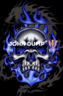 John Dump Skull GIF - John Dump Skull Flaming Skull GIFs