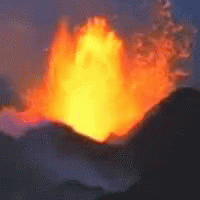 Lava eruption gif lava eruption volcano discover share gifs