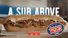 Jersey Mikes Subs Cheesesteak Sub GIF - Jersey Mikes Subs Cheesesteak Sub Sandwich GIFs
