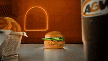 A And W Canada Chubby Chicken Cruncher GIF - A And W Canada Chubby Chicken Cruncher Chicken Sandwich GIFs