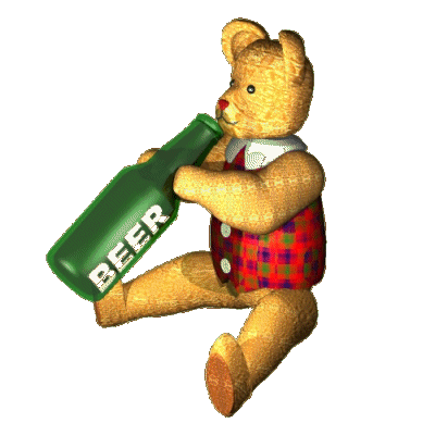 Teddy Beer Teddy Bear Sticker - Teddy Beer Teddy Bear Teddy Drinking Beer Stickers