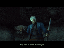 a screenshot of a video game shows a character asking is there something missing