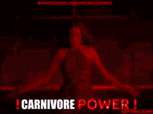 Carnivore Power GIF - Carnivore Power Vegan GIFs