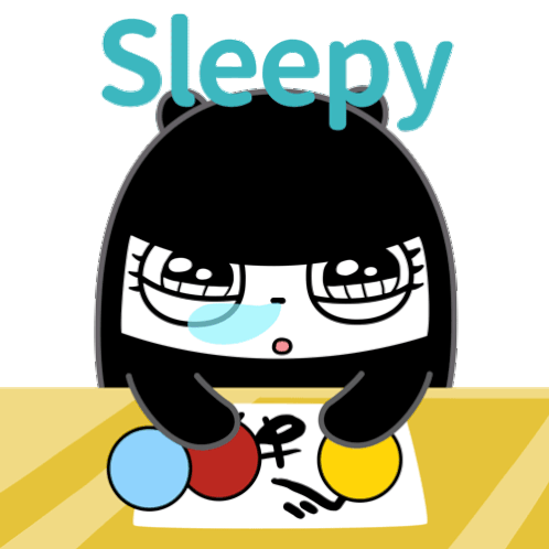 Ninja Bear Sleepy Sticker - Ninja Bear Sleepy Sleep Stickers