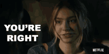 Youre Right Sterling Wesley GIF - Youre Right Sterling Wesley Maddie Phillips GIFs