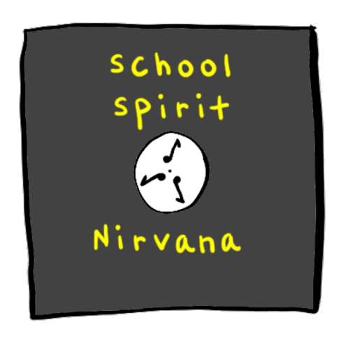 Schoolspiritnirvana Kurt Cobain Sticker - Schoolspiritnirvana Nirvana Kurt Cobain Stickers