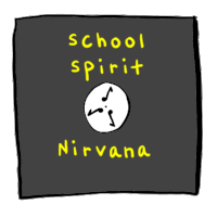 Schoolspiritnirvana Kurt Cobain Sticker