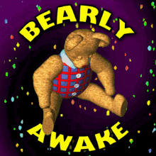 Bearly Awake Barely Awake GIF - Bearly Awake Barely Awake Asleep GIFs