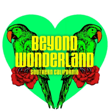 beyond wonderland parrot love heart roses