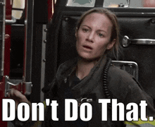 Station 19 Dont Do That GIF - Station 19 Dont Do That Maya Bishop GIFs