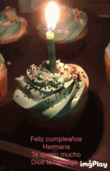 Happy Birthday Cupcake GIF - Happy Birthday Cupcake Feliz GIFs